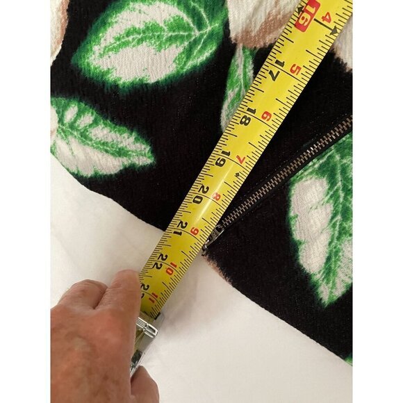 Anthropologie Vintage Style Postage Stamp tropical Floral Print Top - Picture 6 of 6